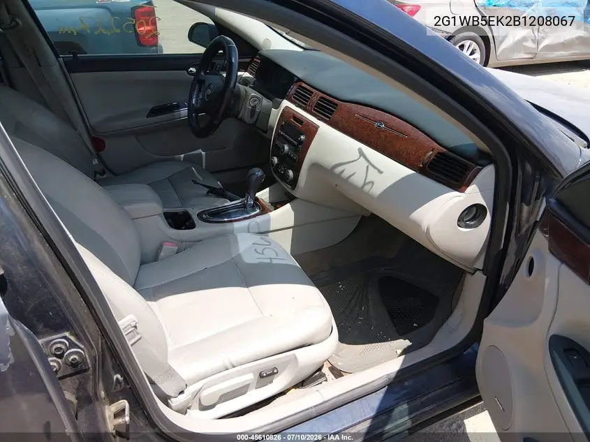 2011 Chevrolet Impala Lt VIN: 2G1WB5EK2B1208067 Lot: 45610826