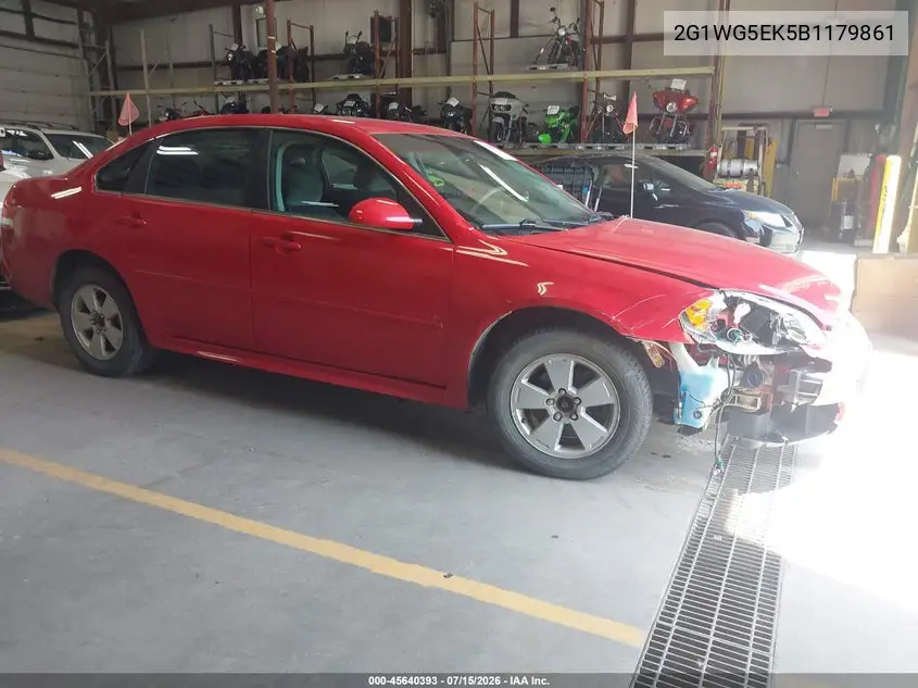 2011 Chevrolet Impala Lt VIN: 2G1WG5EK5B1179861 Lot: 45640393