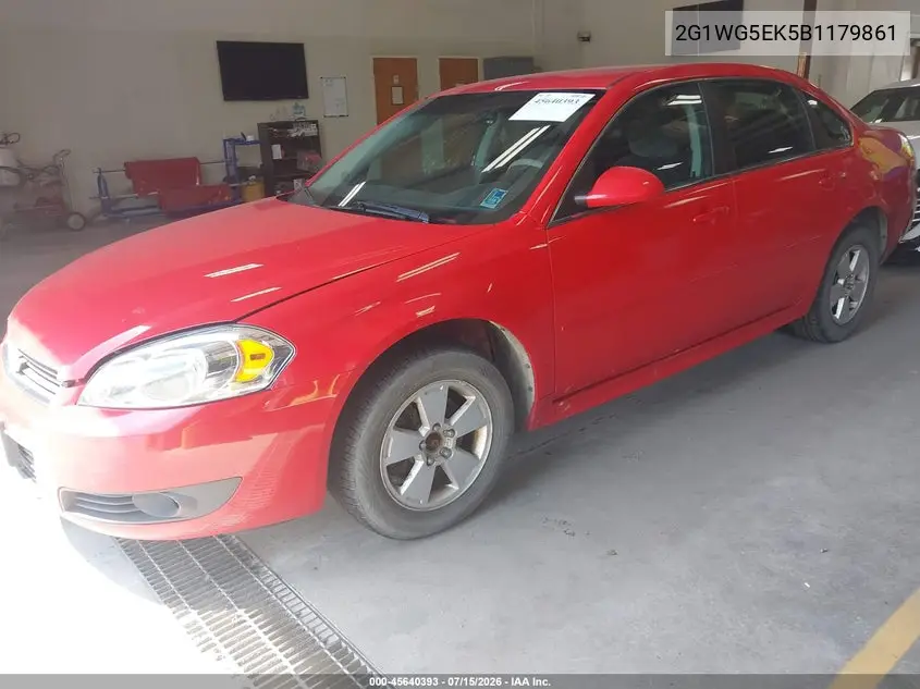 2011 Chevrolet Impala Lt VIN: 2G1WG5EK5B1179861 Lot: 45640393