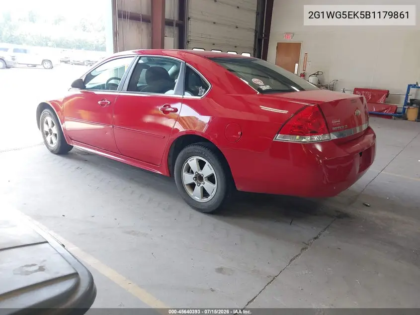 2011 Chevrolet Impala Lt VIN: 2G1WG5EK5B1179861 Lot: 45640393