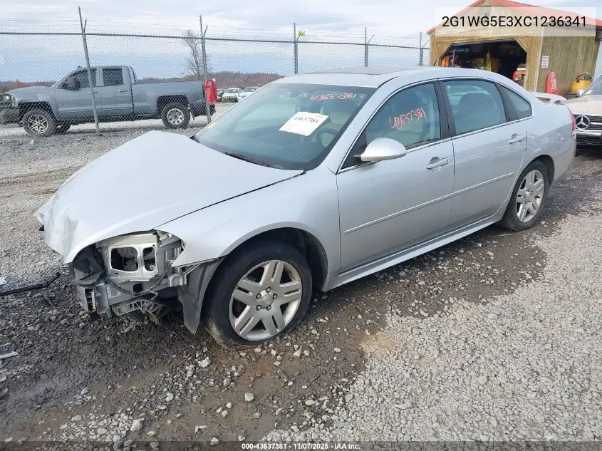 2G1WG5E3XC1236341 2012 Chevrolet Impala Lt