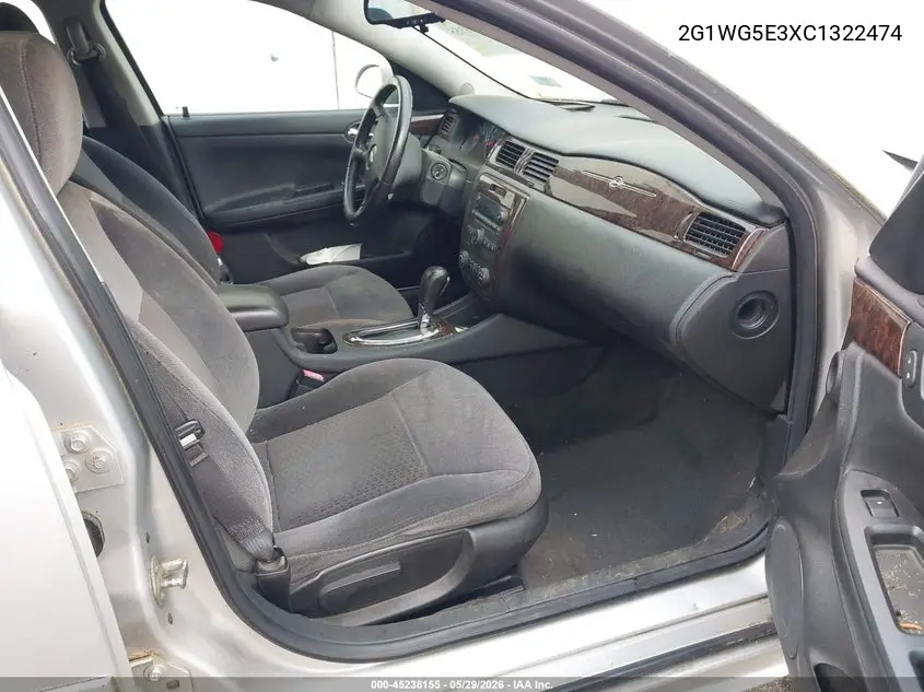 2012 Chevrolet Impala Lt VIN: 2G1WG5E3XC1322474 Lot: 45238155