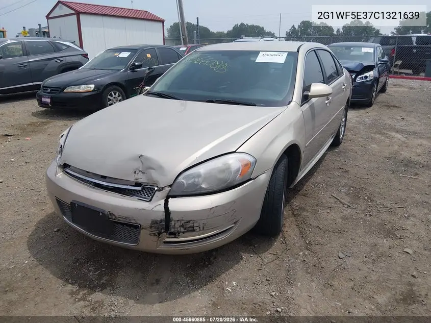 2012 Chevrolet Impala Ls VIN: 2G1WF5E37C1321639 Lot: 45660885