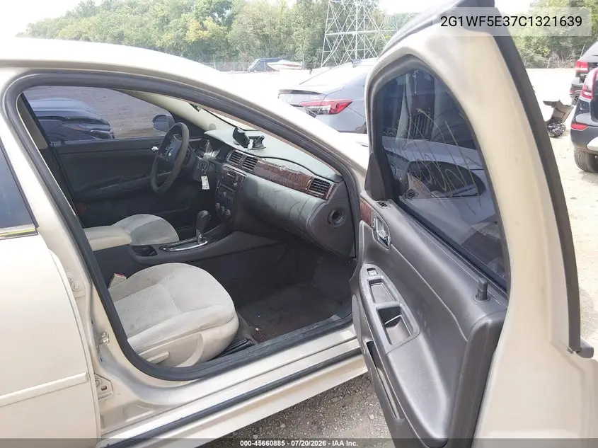 2012 Chevrolet Impala Ls VIN: 2G1WF5E37C1321639 Lot: 45660885