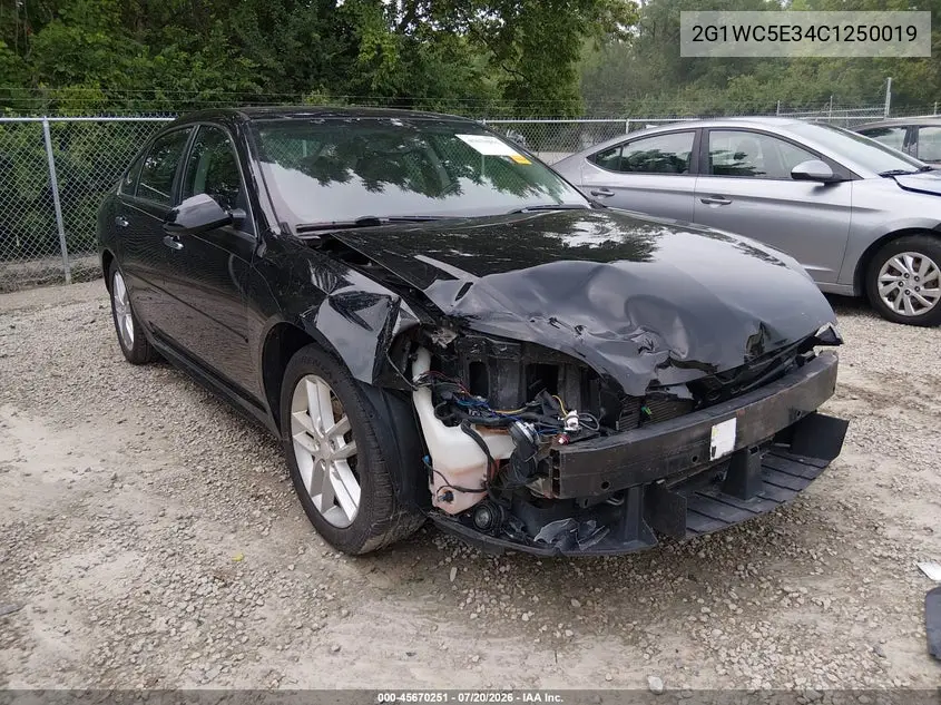 2012 Chevrolet Impala Ltz VIN: 2G1WC5E34C1250019 Lot: 45670251