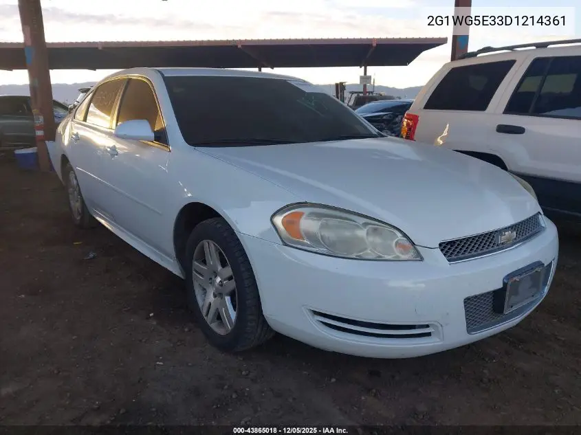 2G1WG5E33D1214361 2013 Chevrolet Impala Lt