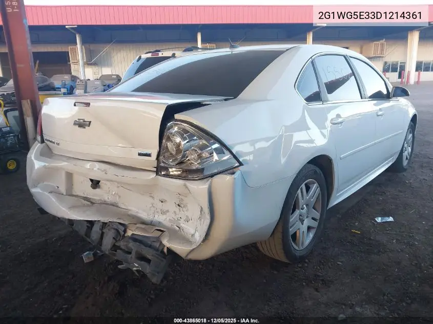 2G1WG5E33D1214361 2013 Chevrolet Impala Lt