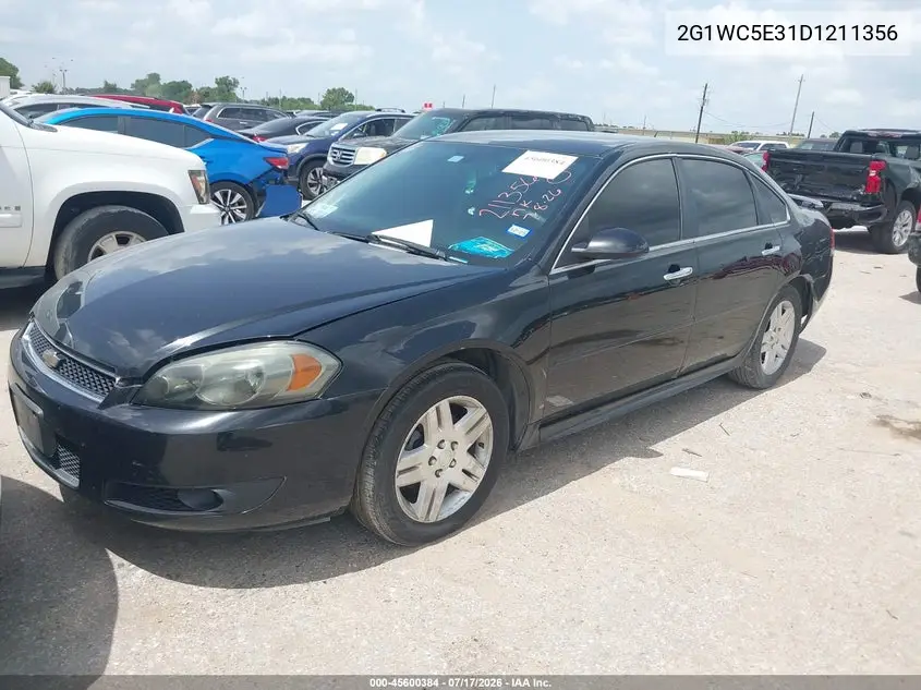2013 Chevrolet Impala Ltz VIN: 2G1WC5E31D1211356 Lot: 45600384
