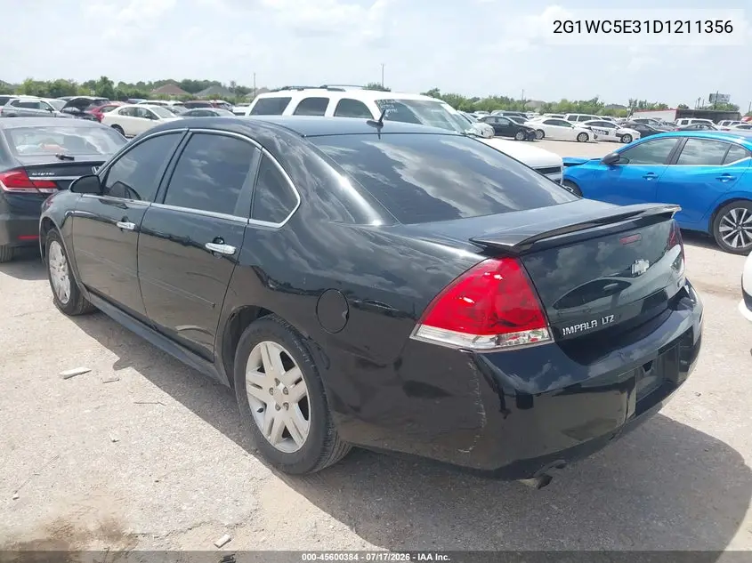2013 Chevrolet Impala Ltz VIN: 2G1WC5E31D1211356 Lot: 45600384