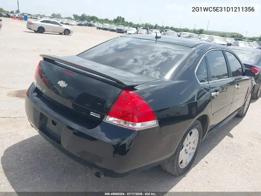 2013 Chevrolet Impala Ltz VIN: 2G1WC5E31D1211356 Lot: 45600384