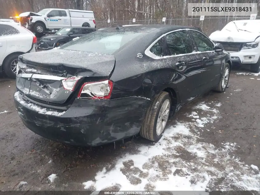 2G1115SLXE9318431 2014 Chevrolet Impala 1Lt
