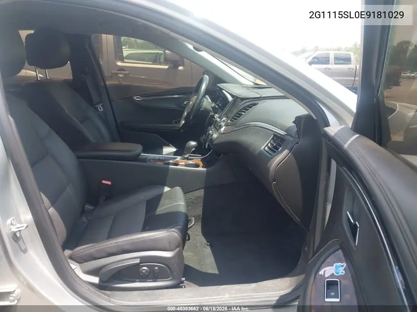 2014 Chevrolet Impala 1Lt VIN: 2G1115SL0E9181029 Lot: 45383662