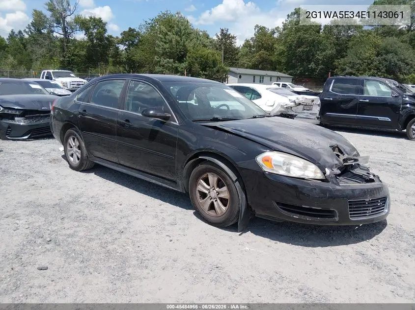 2014 Chevrolet Impala Limited Ls VIN: 2G1WA5E34E1143061 Lot: 45484966
