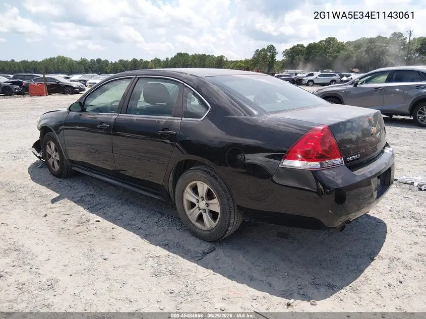 2014 Chevrolet Impala Limited Ls VIN: 2G1WA5E34E1143061 Lot: 45484966