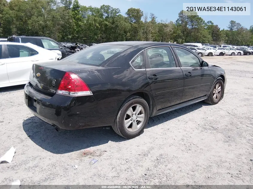 2014 Chevrolet Impala Limited Ls VIN: 2G1WA5E34E1143061 Lot: 45484966
