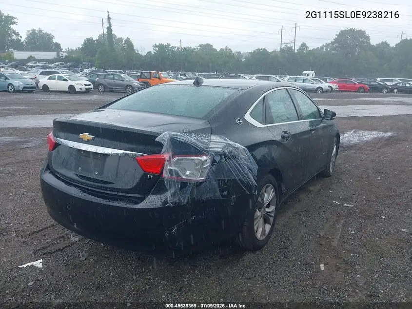 2014 Chevrolet Impala 1Lt VIN: 2G1115SL0E9238216 Lot: 45539359
