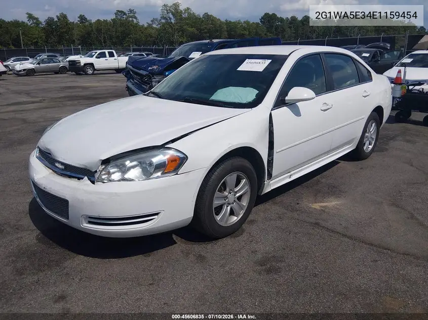2014 Chevrolet Impala Limited Ls VIN: 2G1WA5E34E1159454 Lot: 45606835