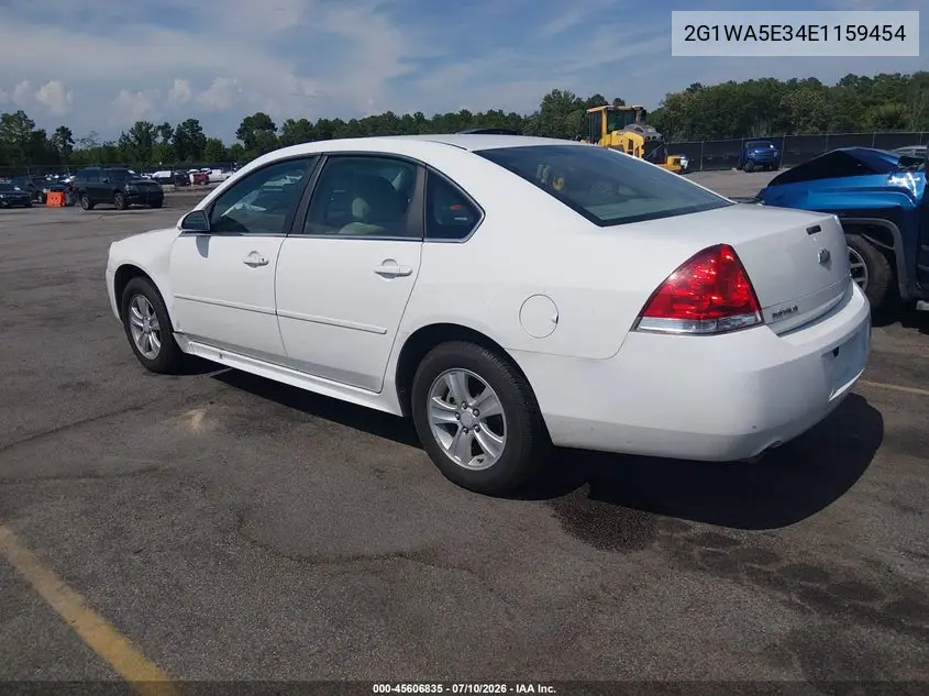 2014 Chevrolet Impala Limited Ls VIN: 2G1WA5E34E1159454 Lot: 45606835