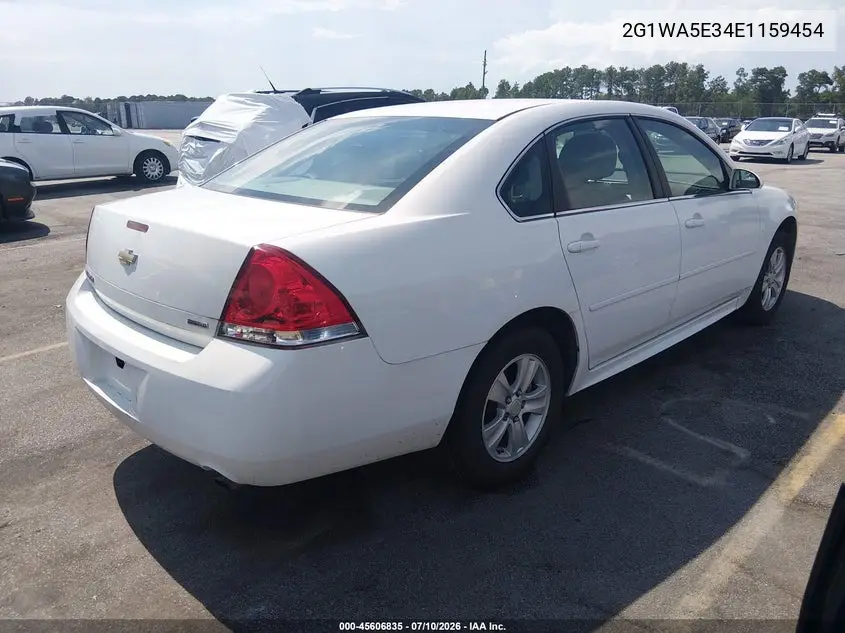 2014 Chevrolet Impala Limited Ls VIN: 2G1WA5E34E1159454 Lot: 45606835