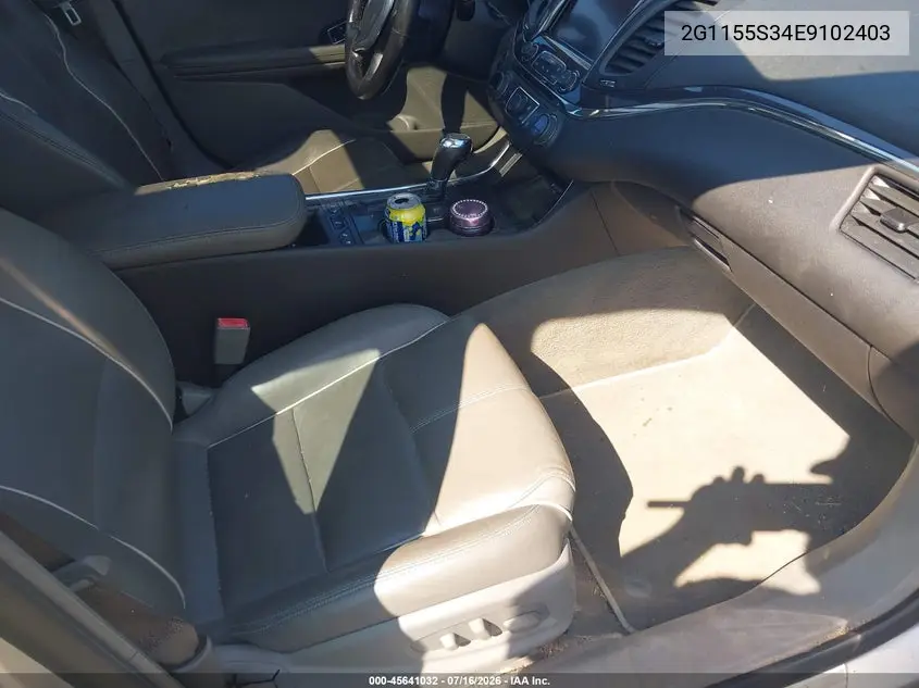 2014 Chevrolet Impala 2Lz VIN: 2G1155S34E9102403 Lot: 45641032
