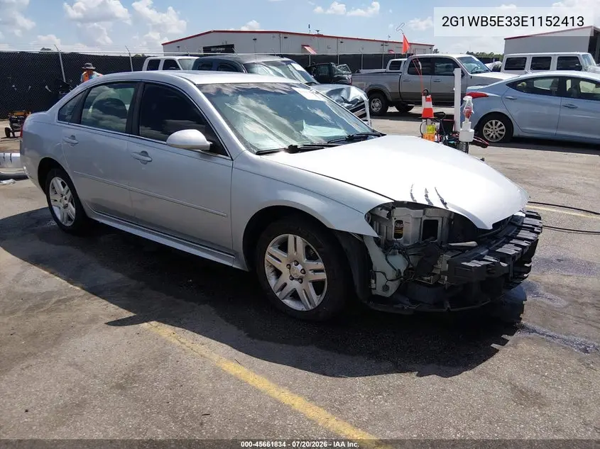 2014 Chevrolet Impala Limited Lt VIN: 2G1WB5E33E1152413 Lot: 45661834