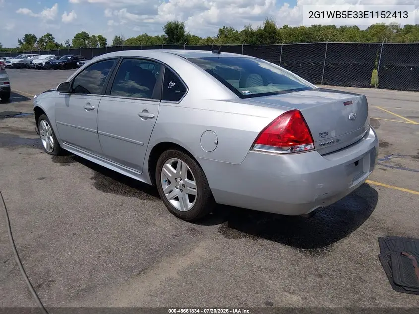 2014 Chevrolet Impala Limited Lt VIN: 2G1WB5E33E1152413 Lot: 45661834