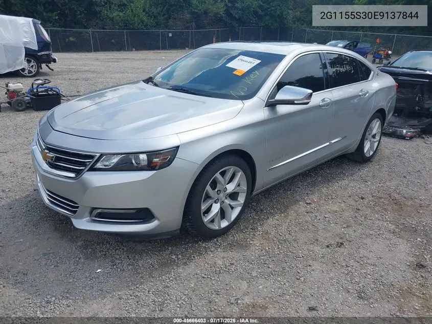2014 Chevrolet Impala 2Lz VIN: 2G1155S30E9137844 Lot: 45666403