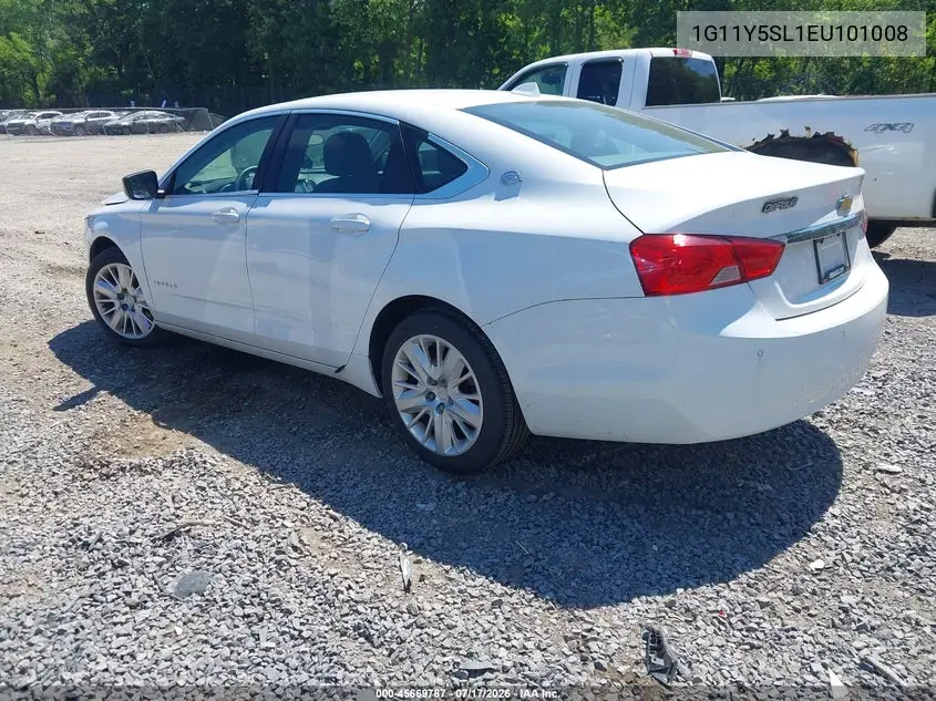 2014 Chevrolet Impala 1Ls VIN: 1G11Y5SL1EU101008 Lot: 45669787