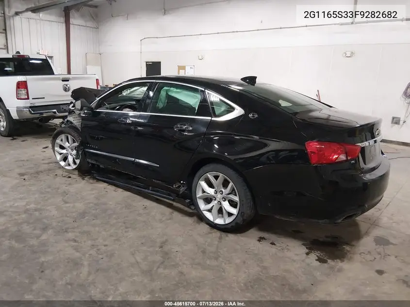 2015 Chevrolet Impala 2Lz VIN: 2G1165S33F9282682 Lot: 45615700
