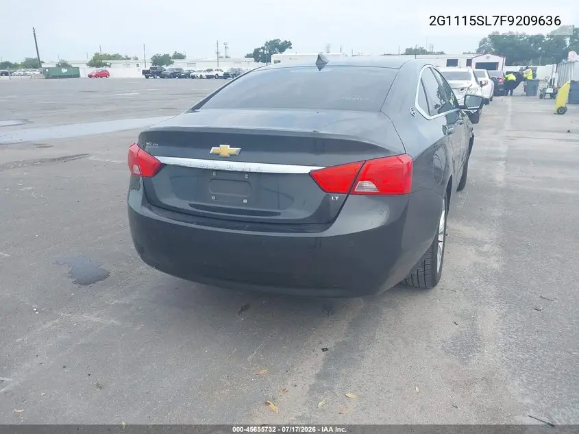 2015 Chevrolet Impala 1Lt VIN: 2G1115SL7F9209636 Lot: 45655732