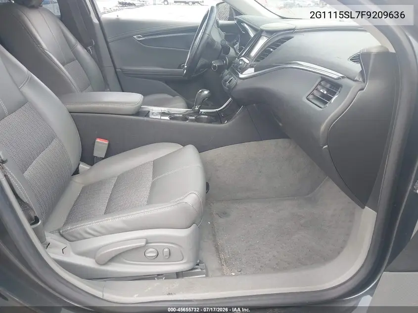 2015 Chevrolet Impala 1Lt VIN: 2G1115SL7F9209636 Lot: 45655732