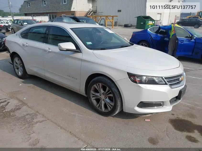 2015 Chevrolet Impala 1Lt VIN: 1G1115SL5FU137757 Lot: 45659325