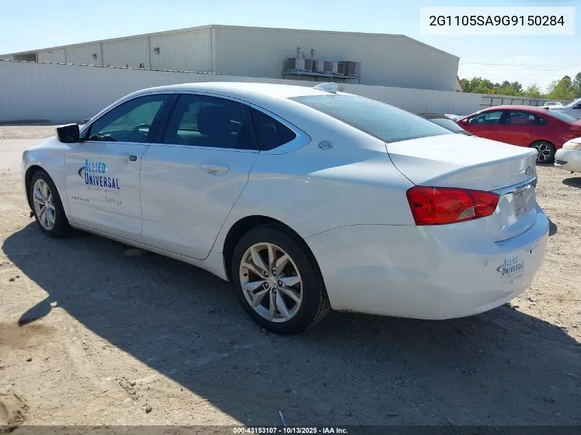 2G1105SA9G9150284 2016 Chevrolet Impala 1Lt