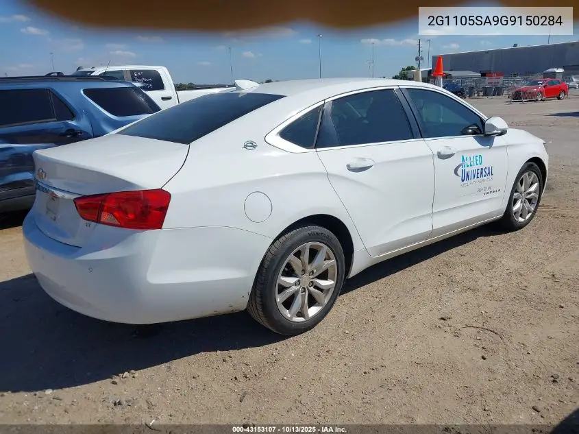 2G1105SA9G9150284 2016 Chevrolet Impala 1Lt
