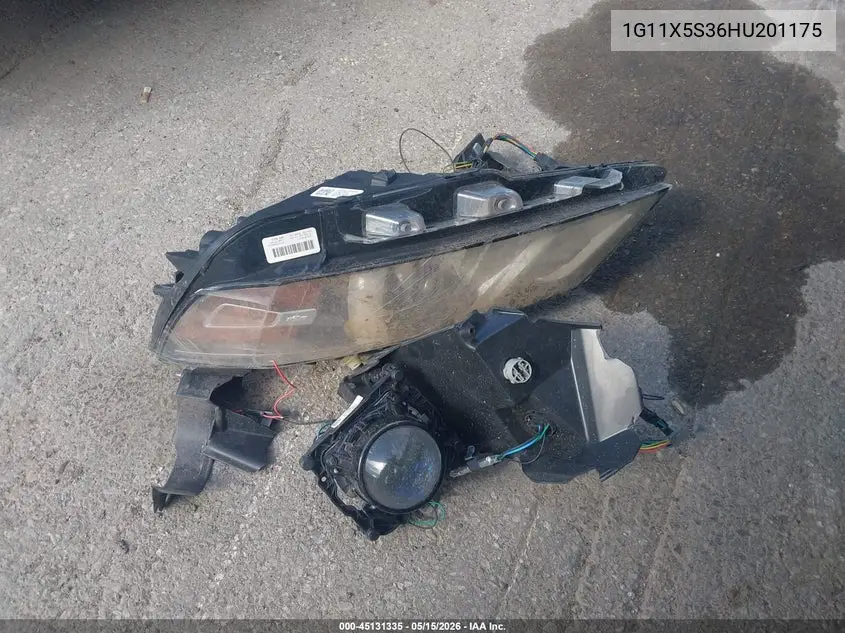 1G11X5S36HU201175 2017 Chevrolet Impala 1Fl