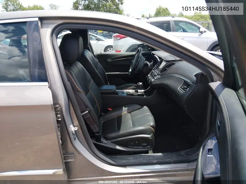 2017 Chevrolet Impala 2Lz VIN: 1G1145S34HU185440 Lot: 45381392