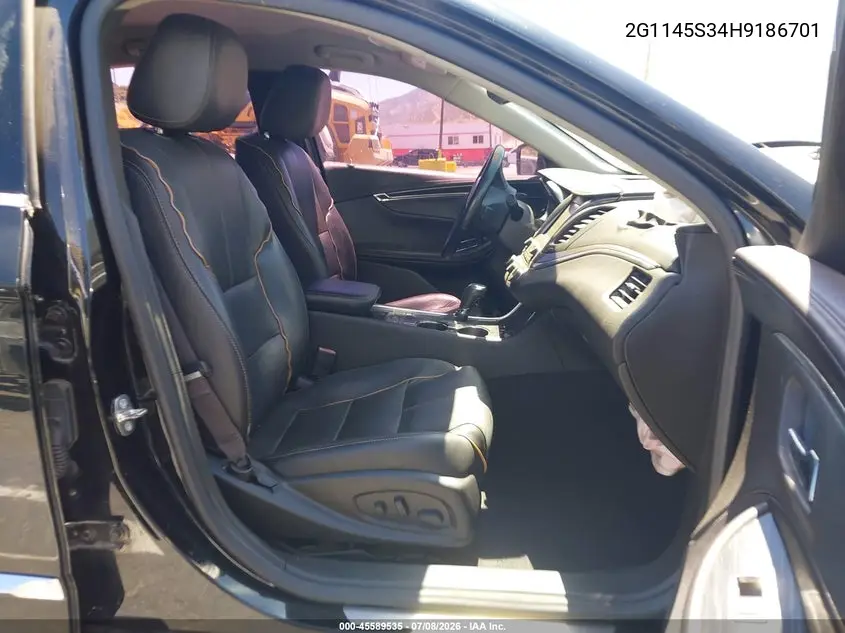 2017 Chevrolet Impala 2Lz VIN: 2G1145S34H9186701 Lot: 45589535