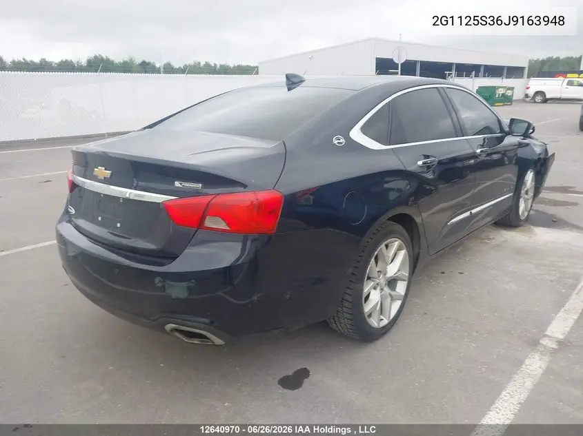 2018 Chevrolet Impala VIN: 2G1125S36J9163948 Lot: 12640970