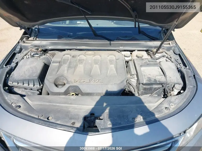 2018 Chevrolet Impala Lt VIN: 2G1105S30J9155365 Lot: 30093988