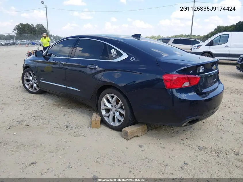 2018 Chevrolet Impala 2Lz VIN: 2G1125S35J9174424 Lot: 45570460