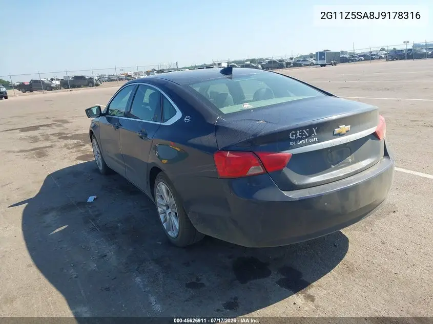 2018 Chevrolet Impala Ls VIN: 2G11Z5SA8J9178316 Lot: 45626911