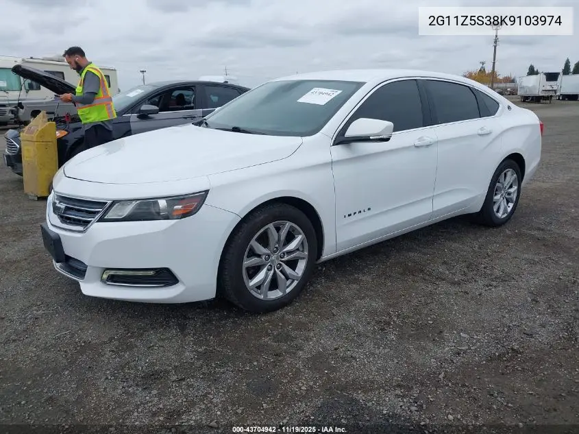 2G11Z5S38K9103974 2019 Chevrolet Impala Lt