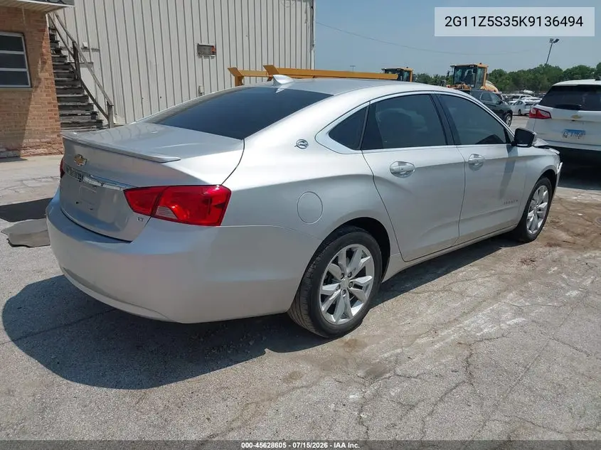 2019 Chevrolet Impala 1Lt VIN: 2G11Z5S35K9136494 Lot: 45628605