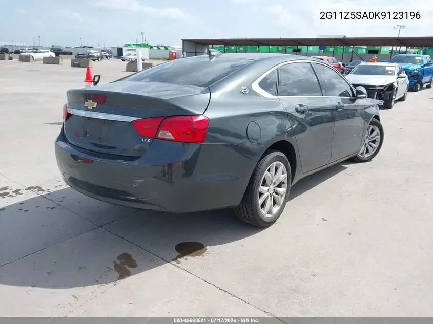 2019 Chevrolet Impala Lt VIN: 2G11Z5SA0K9123196 Lot: 45663521