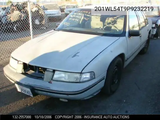 1993 Chevrolet Lumina VIN: 2G1WL54T9P9232219 Lot: 2557088