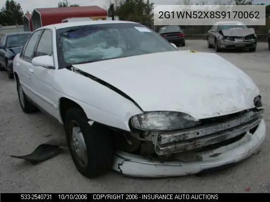1995 Chevrolet Lumina VIN: 2G1WN52X8S9170062 Lot: 2540731