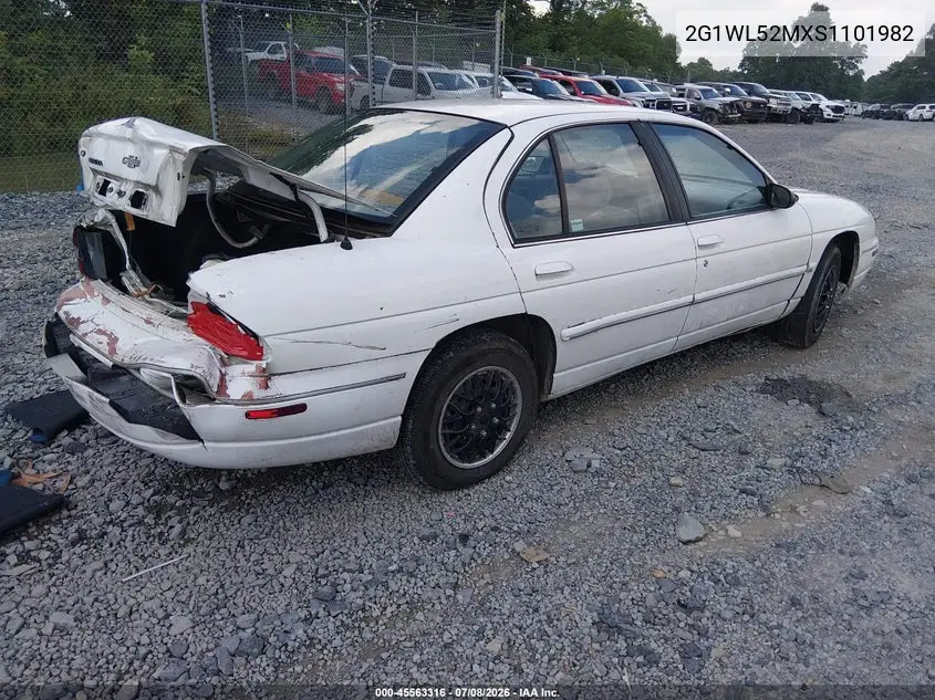 1995 Chevrolet Lumina VIN: 2G1WL52MXS1101982 Lot: 45563316