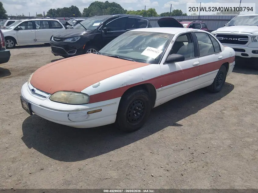 1998 Chevrolet Lumina VIN: 2G1WL52M0W1103794 Lot: 45290307