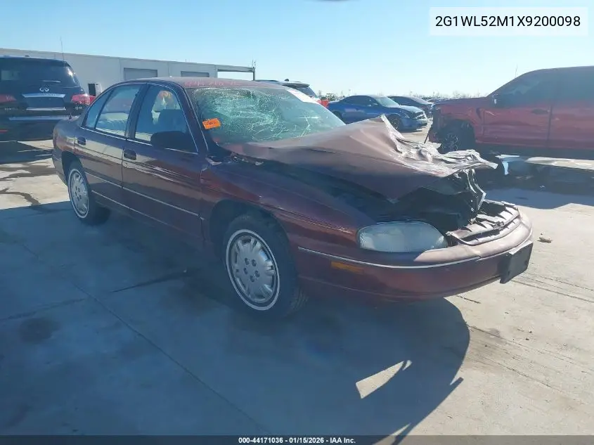 1999 Chevrolet Lumina VIN: 2G1WL52M1X9200098 Lot: 44171036