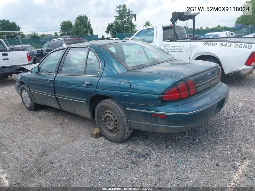 1999 Chevrolet Lumina VIN: 2G1WL52M0X9118024 Lot: 45440193